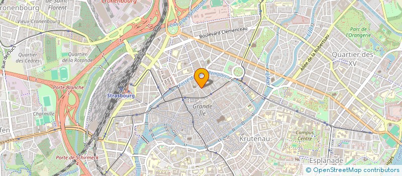 localisation de l'entreprise EBRA MEDIAS ALSACE à STRASBOURG