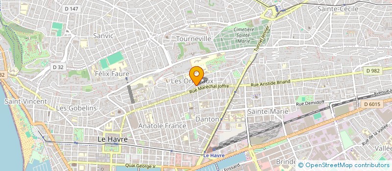 localisation de l'entreprise EBRAN JP à LE HAVRE