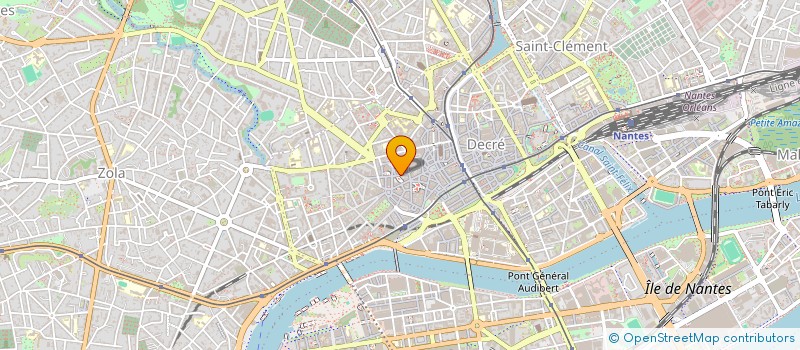 localisation de l'entreprise EBRARD  NANTES