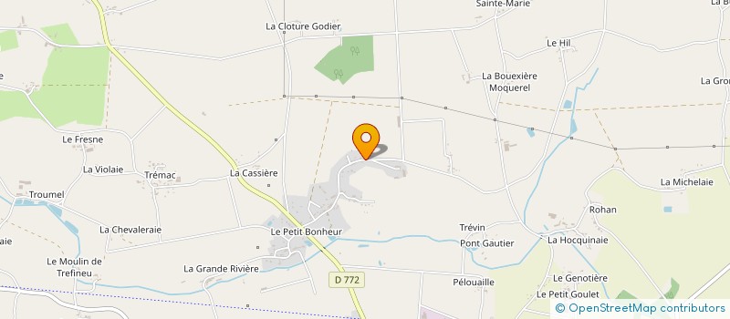 localisation de l'entreprise EBRAV  GUIPRY-MESSAC