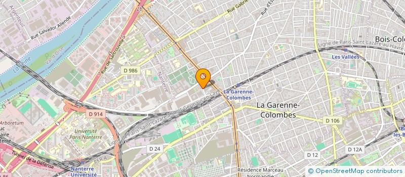 localisation de l'entreprise EBRAVO  COLOMBES