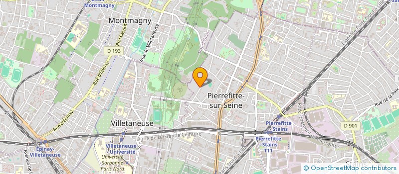 localisation de l'entreprise EBRG SINISTRES à PIERREFITTE-SUR-SEINE