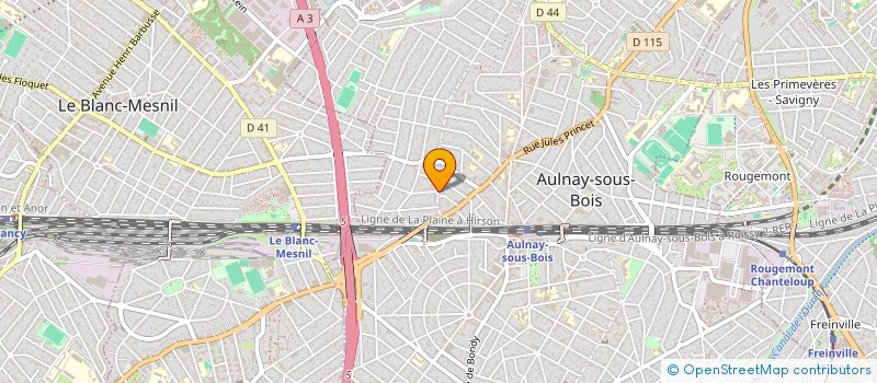 localisation de l'entreprise EBRU  AULNAY-SOUS-BOIS