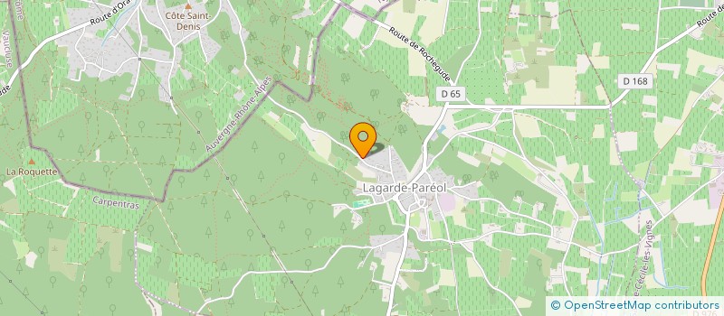 localisation de l'entreprise EBS & CO  LAGARDE-PAREOL