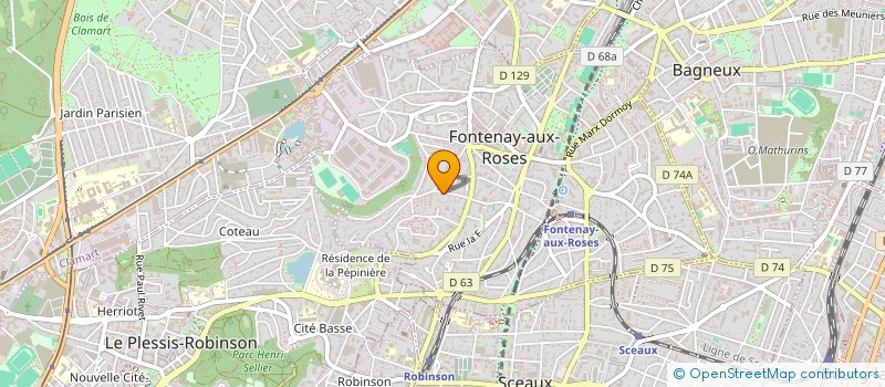 localisation de l'entreprise EBS&CO à FONTENAY-AUX-ROSES