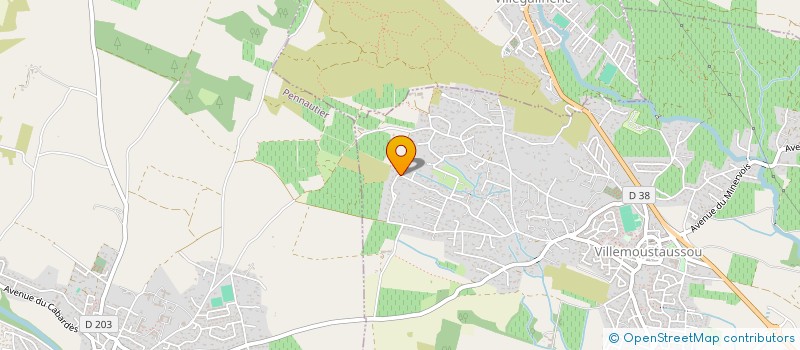 localisation de l'entreprise EBS DIAGNOSTICS à VILLEMOUSTAUSSOU