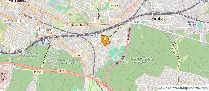 localisation de l'entreprise EBS INVEST à VERSAILLES