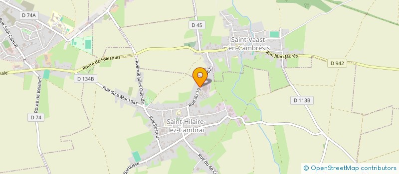 localisation de l'entreprise EBS LE RELAIS CAMBRESIS  SAINT-HILAIRE-LEZ-CAMBRAI