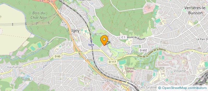 localisation de l'entreprise EBS SOLUTIONS  IGNY