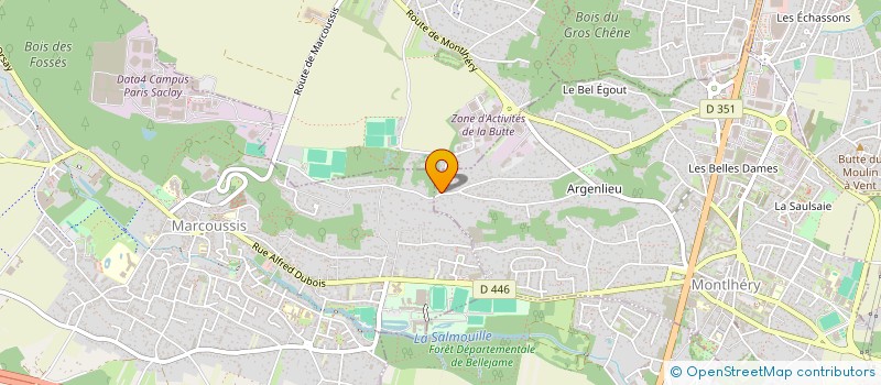 localisation de l'entreprise EBSA  MONTLHERY