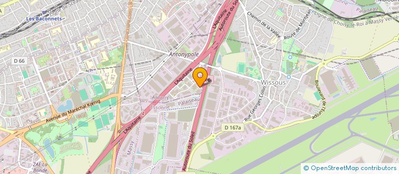 localisation de l'entreprise EBSCO INFORMATION SERVICES SAS  WISSOUS