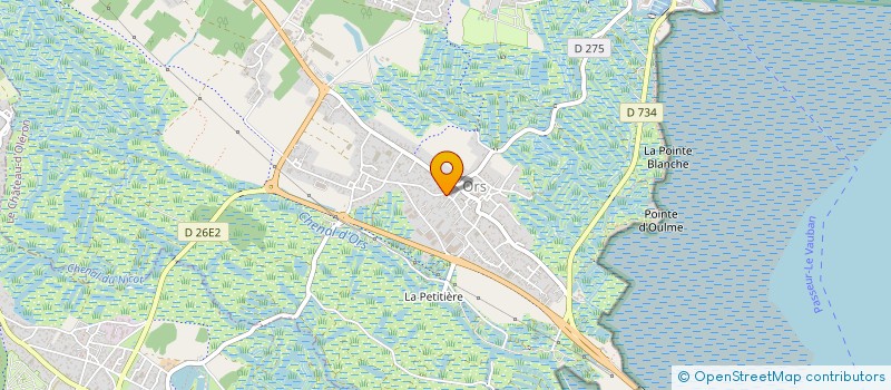 localisation de l'entreprise EBSIO  LE CHATEAU-D'OLERON