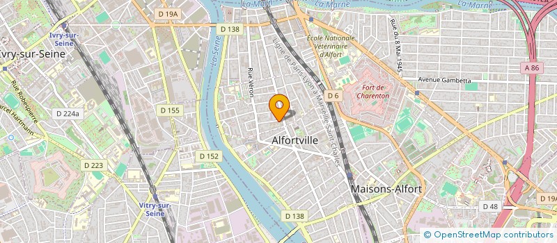 localisation de l'entreprise EBSL à ALFORTVILLE