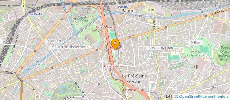 localisation de l'entreprise EBT  PARIS