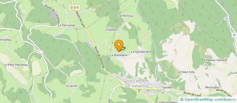 localisation de l'entreprise EBTLELT  SAINT-CLEMENT-SUR-VALSONNE