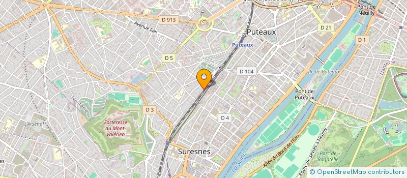 localisation de l'entreprise EBTON à SURESNES