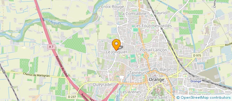 localisation de l'entreprise EBTP à ORANGE