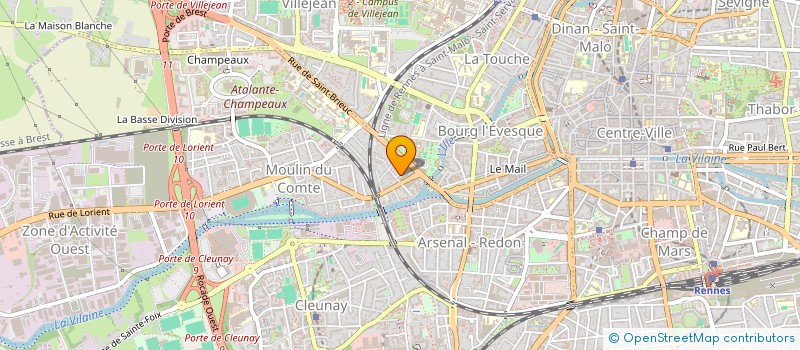 localisation de l'entreprise EBULLITION à RENNES
