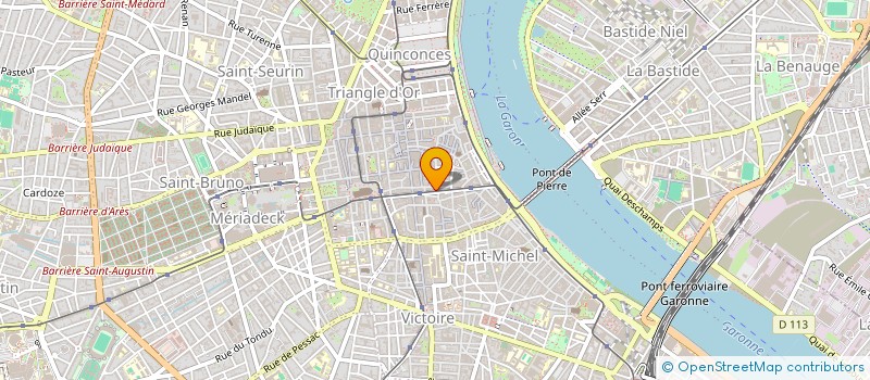 localisation de l'entreprise EBULLITION  BORDEAUX