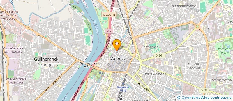 localisation de l'entreprise EBULLITION EVENTS à VALENCE