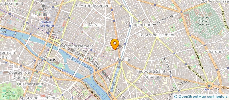 localisation de l'entreprise EBURNE  PARIS