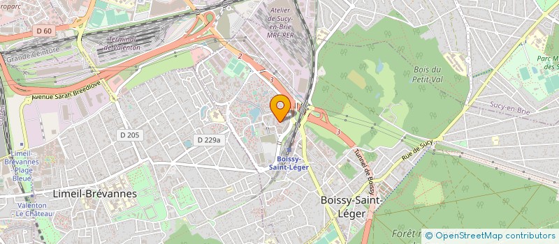 localisation de l'entreprise EBURNIE LIMITED à BOISSY-SAINT-LEGER