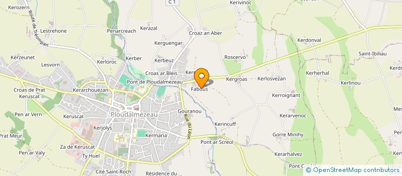 localisation de l'entreprise EBUSINESSFRANCE  LAMPAUL-PLOUDALMEZEAU