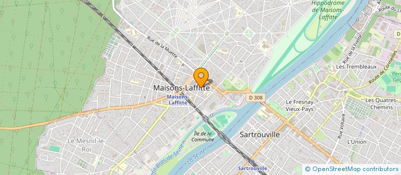 localisation de l'entreprise EBV PARTNERS  MAISONS-LAFFITTE