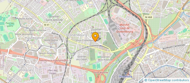 localisation de l'entreprise EBY ETIENNE ANN SEVERINE à STRASBOURG