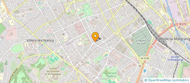 localisation de l'entreprise EBYO  NANCY