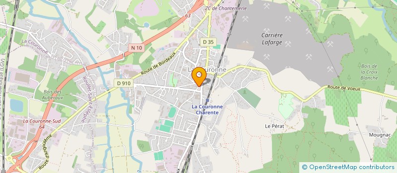 localisation de l'entreprise EC 2  LA COURONNE