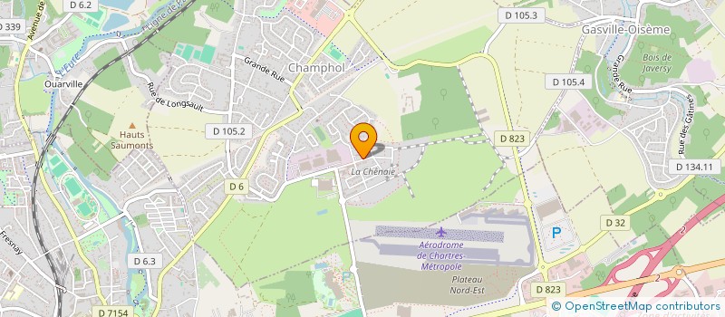 localisation de l'entreprise EC 28 à CHAMPHOL