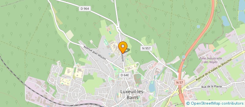 localisation de l'entreprise EC+  LUXEUIL-LES-BAINS