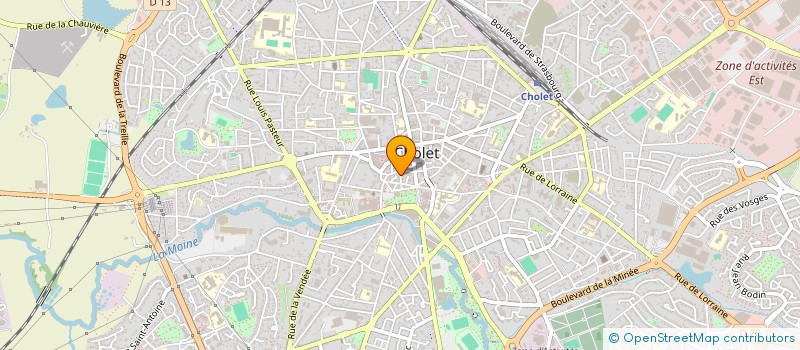 localisation de l'entreprise EC à CHOLET