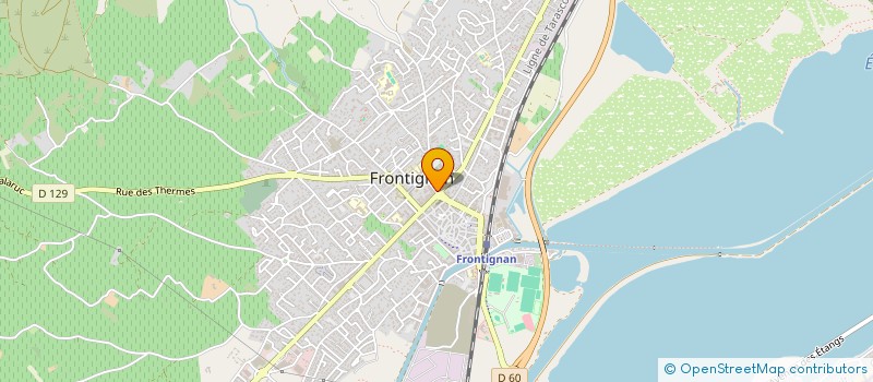 localisation de l'entreprise EC à FRONTIGNAN