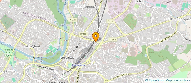 localisation de l'entreprise EC à ANGOULEME