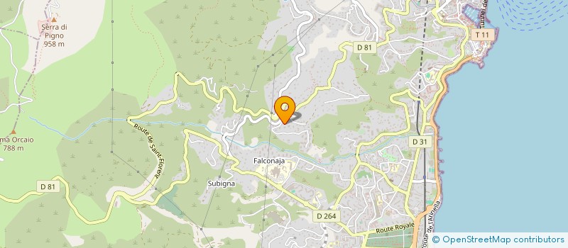 localisation de l'entreprise EC à BASTIA