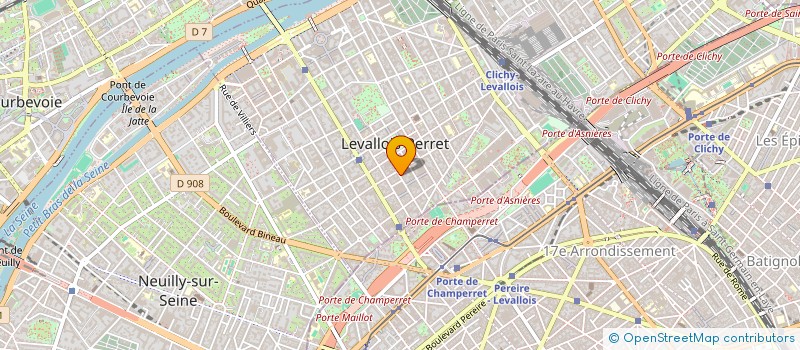 localisation de l'entreprise EC à LEVALLOIS-PERRET