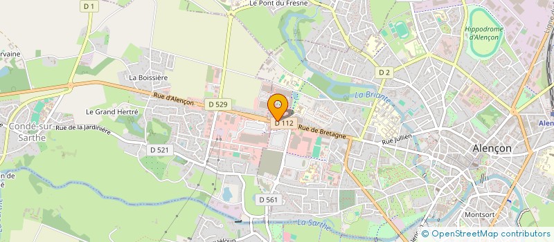 localisation de l'entreprise EC ALENCON à ALENCON