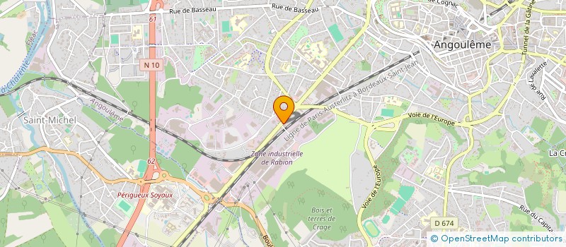 localisation de l'entreprise EC ANGOULEME à ANGOULEME