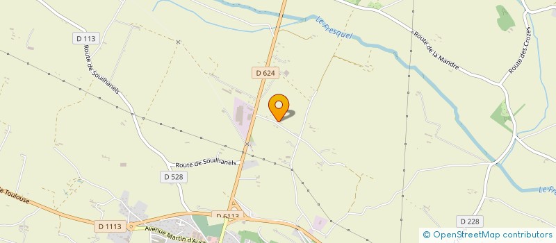 localisation de l'entreprise EC'AUTO  CASTELNAUDARY