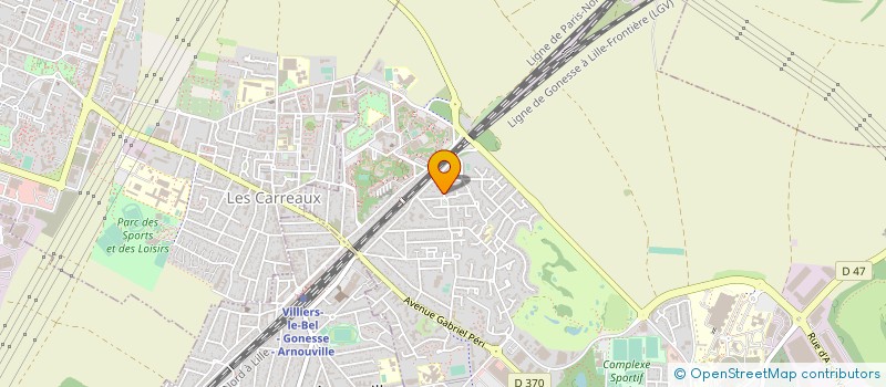 localisation de l'entreprise EC BATIMENT à GONESSE