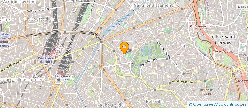 localisation de l'entreprise EC BIODANZA ROLANDO TORO IDF BIOD IDF  PARIS