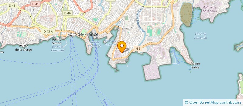 localisation de l'entreprise EC BTP  FORT-DE-FRANCE