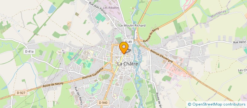 localisation de l'entreprise EC BUCHES à LA CHATRE