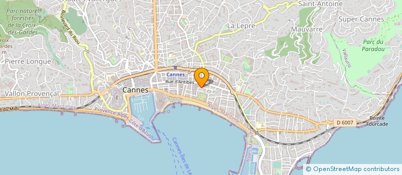 localisation de l'entreprise EC CANNES à CANNES