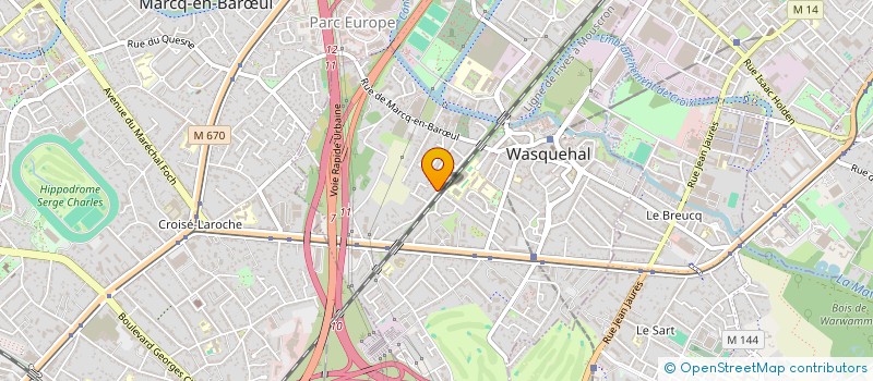 localisation de l'entreprise EC CAPITAL à WASQUEHAL
