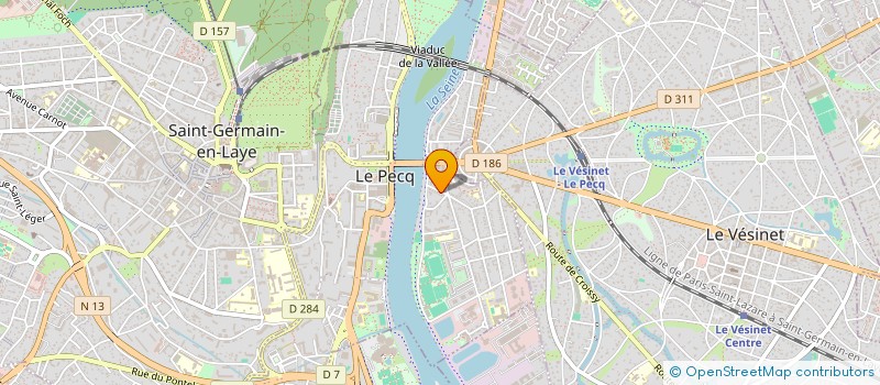 localisation de l'entreprise EC&CO  LE PECQ