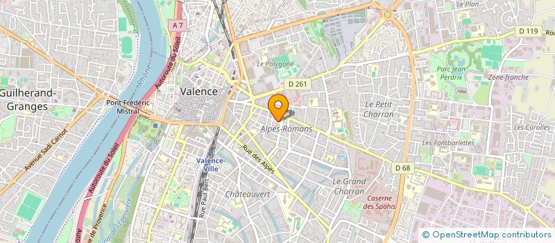 localisation de l'entreprise EC&CO à VALENCE