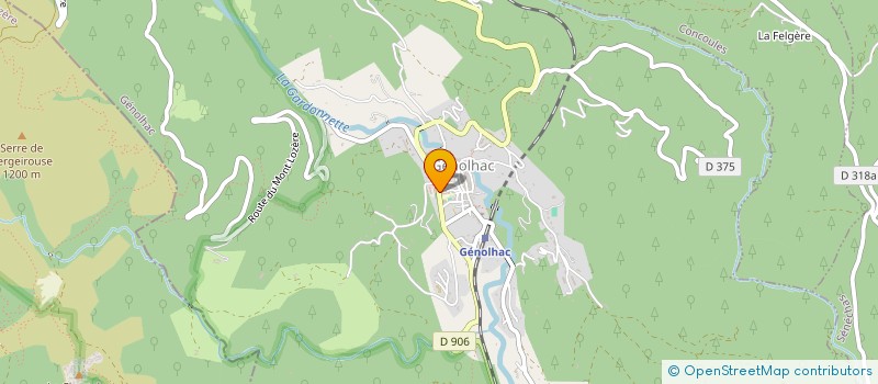 localisation de l'entreprise EC COIFFURE  GENOLHAC